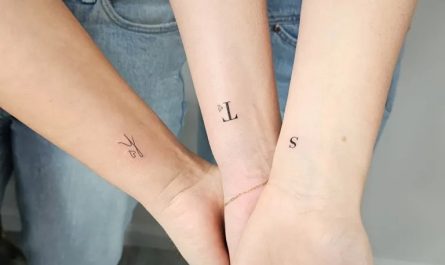 여성 손목에 새겨진 작고 미니멀한 글자 타투
